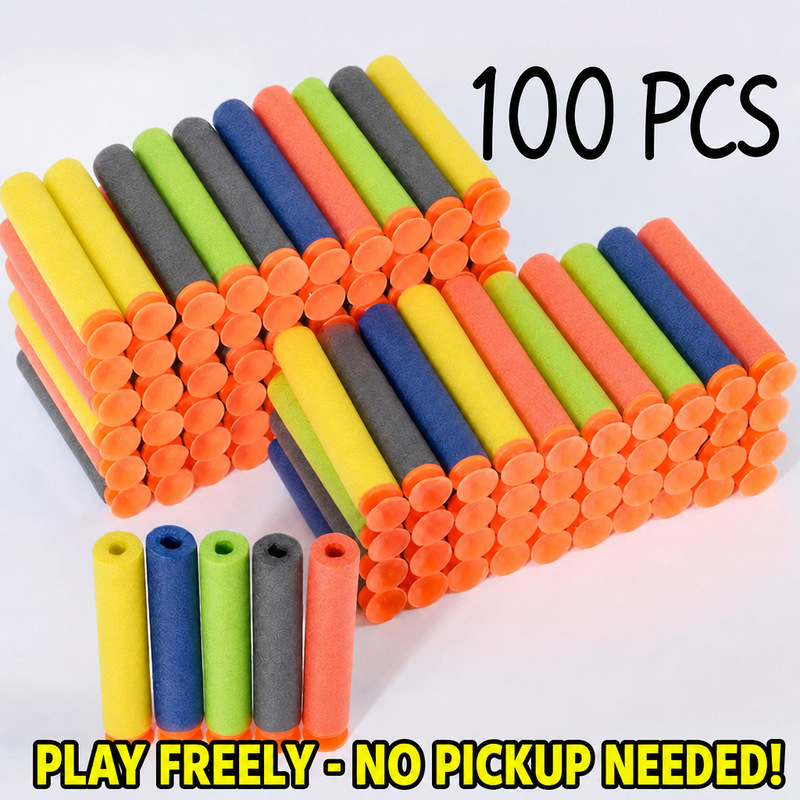 Foam Dart Gun - 100 Adet EVA Köpük Dart Yedek