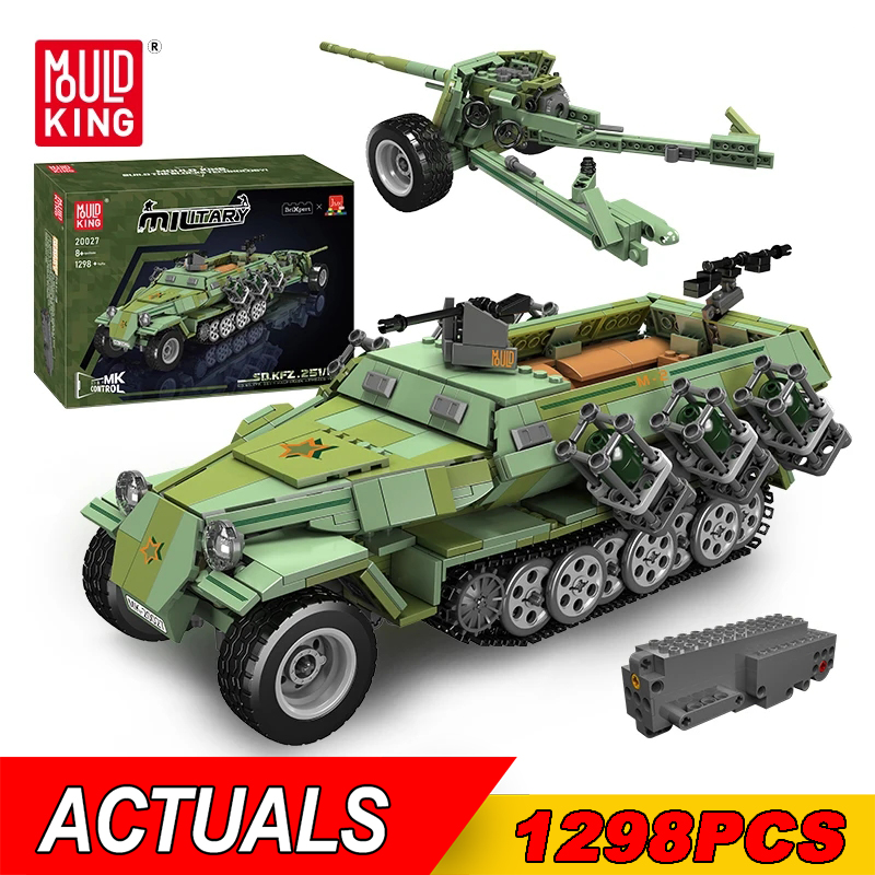 Kids Toys Lego - Kalıp kral 20027 askeri uzaktan kumandalı
