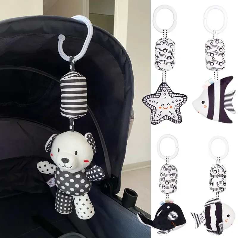 Kids Toys New Born - Bebek Arabası Yatağı Asılı Çan Peluş