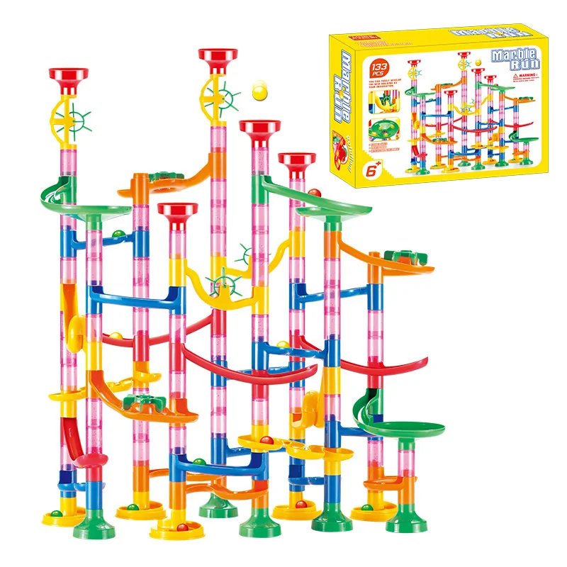 Marble Run Set - 50-142 Parça 3D Labirent Topu Yuvarlama