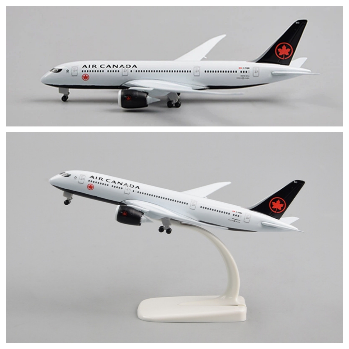 Kids Toys Canada - 20 CM 1:400 Ölçekli B787 Kanada