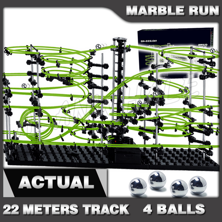 Marble Run Set - 2200cm Raylı Seviye 4 Mermer Pisti
