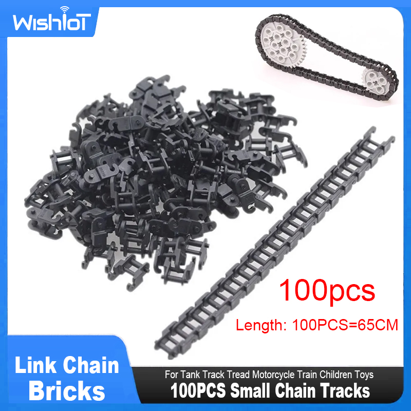 Toy Train Track Set - 100 adet teknik parçalar Link zinciri