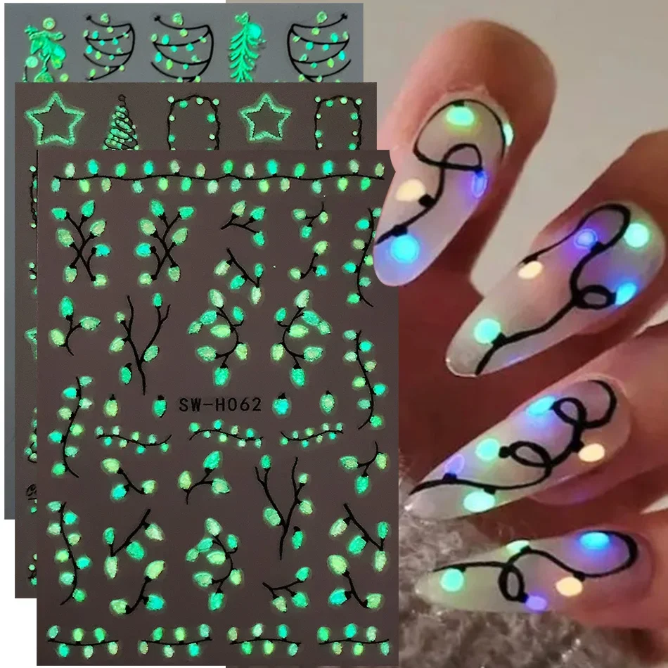 Glow In Dark Stars - 3 adet Karanlıkta Parlayan Noel Işığı
