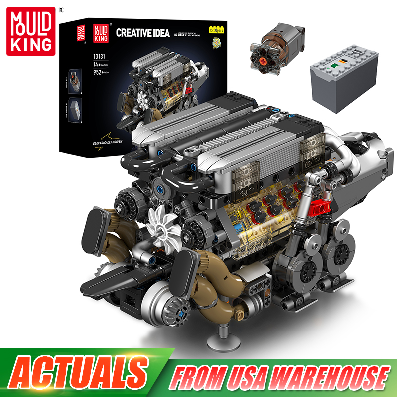 Kids Toys Lego - Mould King 10131 Teknik Araba Motoru
