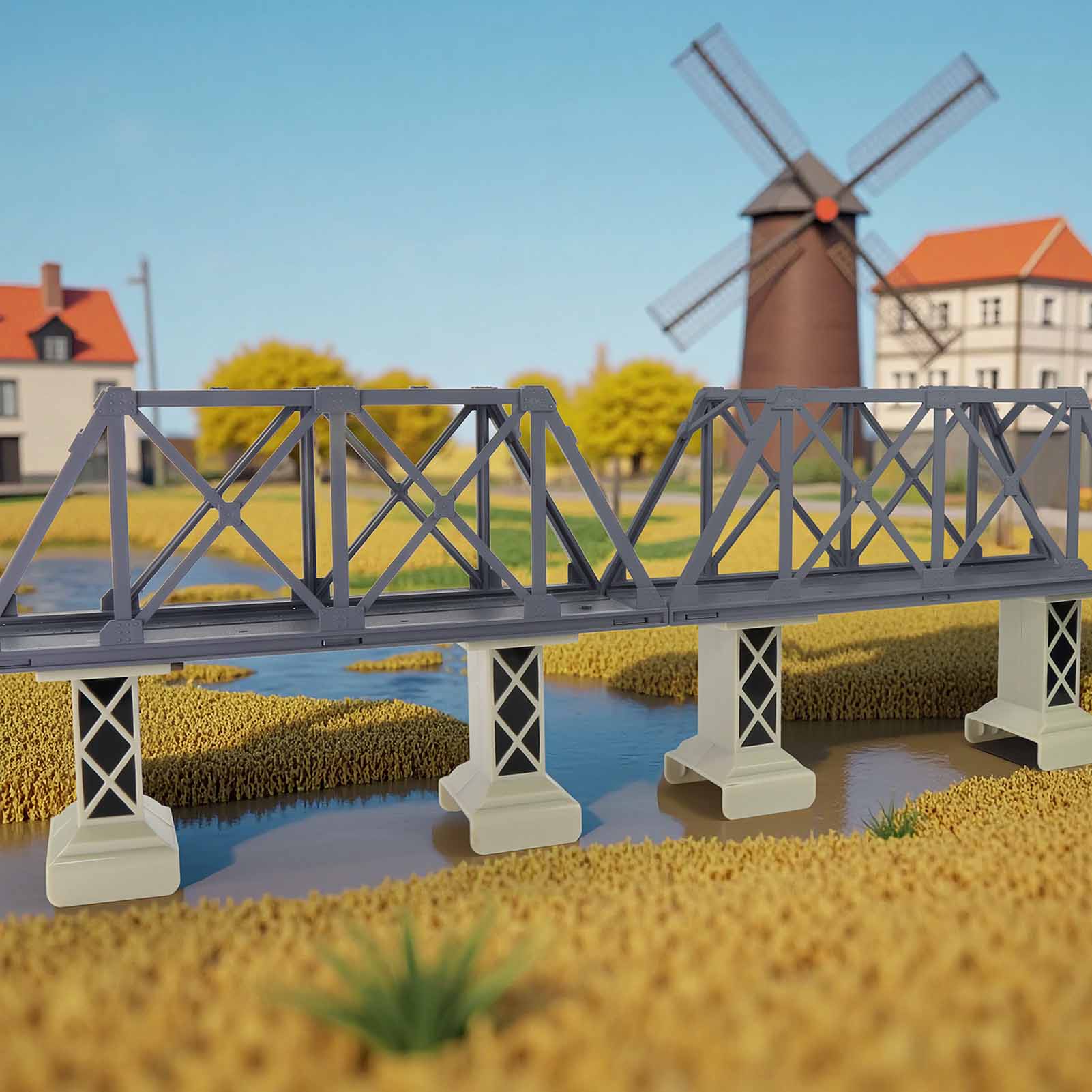 Toy Train Track Set - Evemodel HO Ölçekli 1:87 Model Yüksek