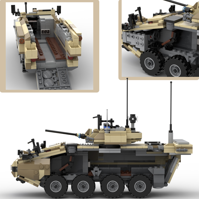 Kids Toys Canada - Modern askeri kanada GDLS-C LAV 6.0v7.0