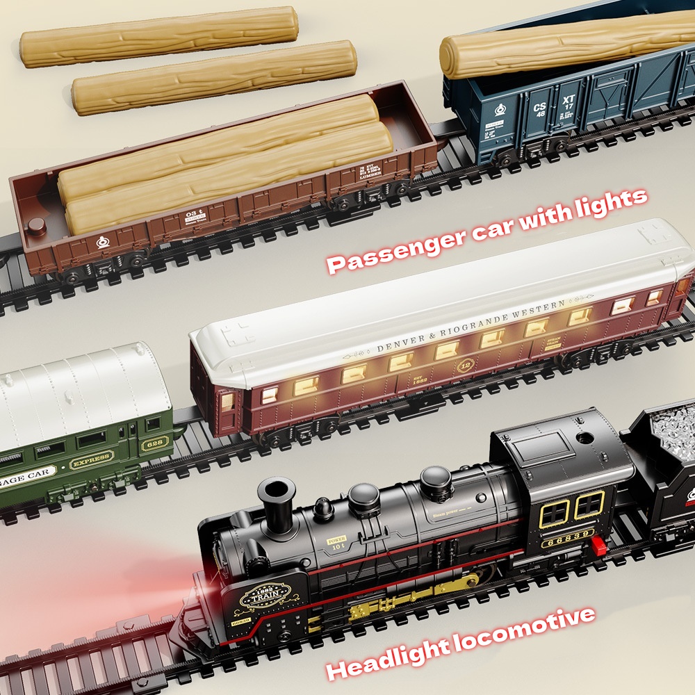 Işıklı ve Sesli Elektrikli Tre - Toy Train Track Set incelemesi ve fiyatı