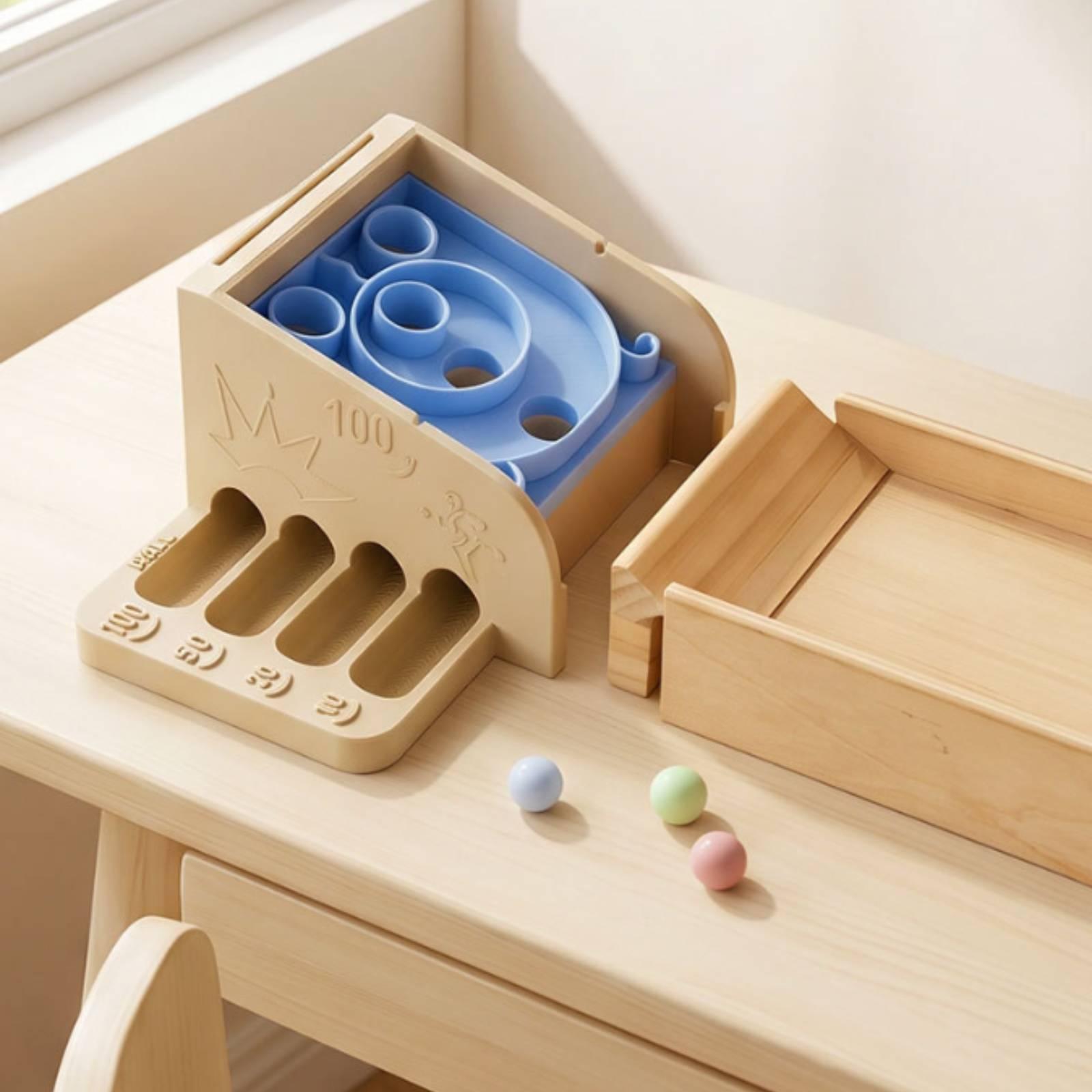 Eğimli Rampalı Ahşap Misket Oy - Marble Run Set incelemesi ve fiyatı