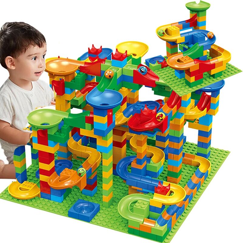 84-504 adet mermer yarış koşus - Marble Run Set incelemesi ve fiyatı