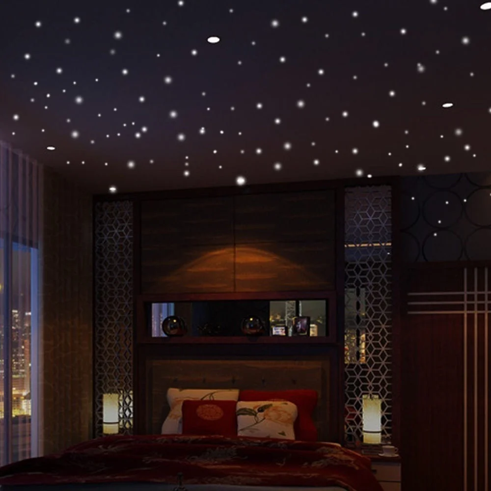 407 adet duvar çıkartmaları du - Glow In Dark Stars incelemesi ve fiyatı