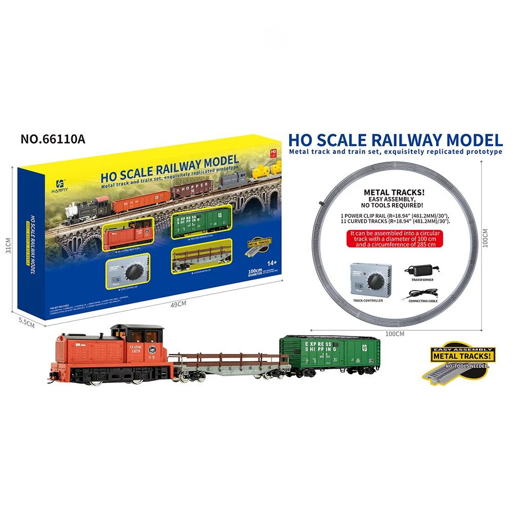 HO Ölçekli Metal Raylı Tren Mo - Toy Train Track Set incelemesi ve fiyatı