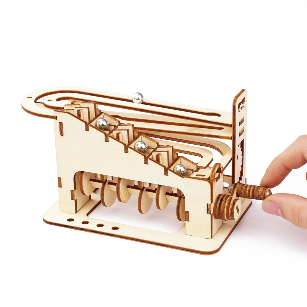 Spiral Mermer Pisti 3D Ahşap Y - Marble Run Set incelemesi ve fiyatı
