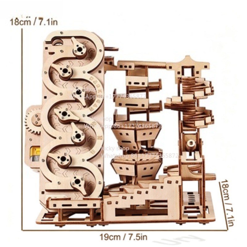 Ury 3D Ahşap Bulmaca Elektrikl - Marble Run Set incelemesi ve fiyatı
