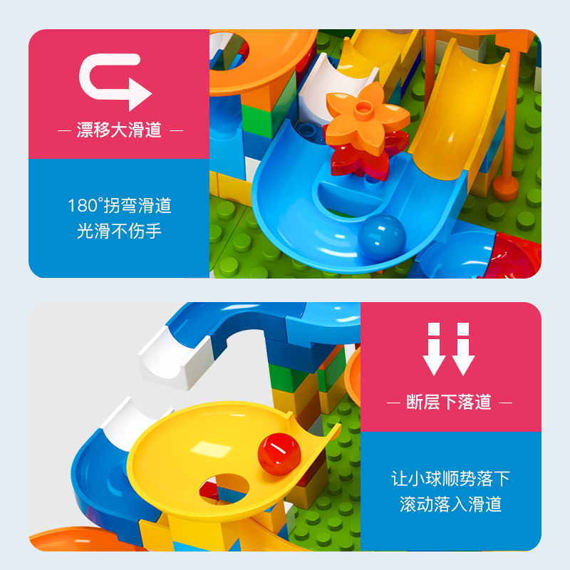 Raylı Blok Mermer Yarış Koşusu - Marble Run Set incelemesi ve fiyatı