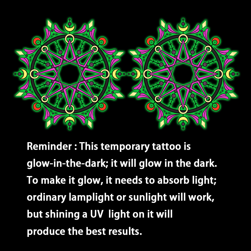 Tek Kullanımlık Geçici Göğüs D - Glow In Dark Stars incelemesi ve fiyatı