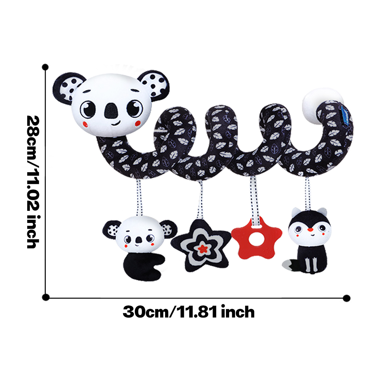 Spiral Peluş Oyuncaklar, Siyah - Kids Toys New Born incelemesi ve fiyatı