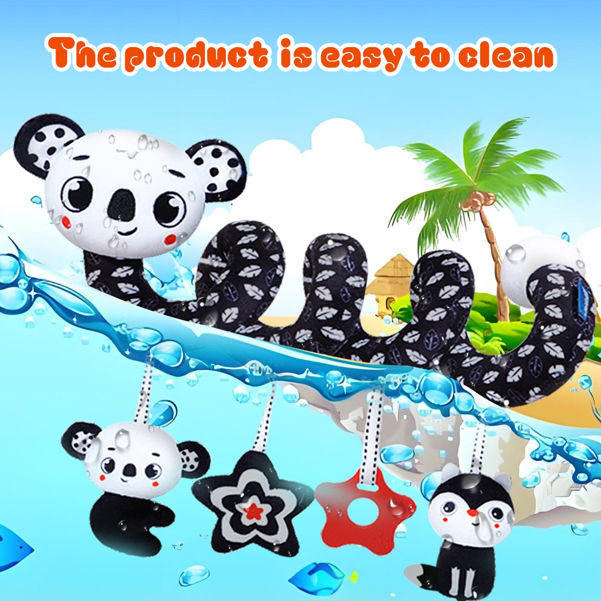 Spiral Peluş Oyuncaklar, Siyah - Kids Toys New Born incelemesi ve fiyatı
