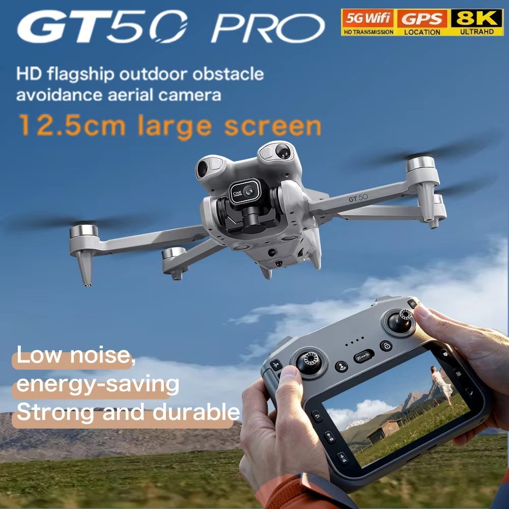 Orijinal GT50 Drone FPV 4K Pro - Toys For Kids Video incelemesi ve fiyatı