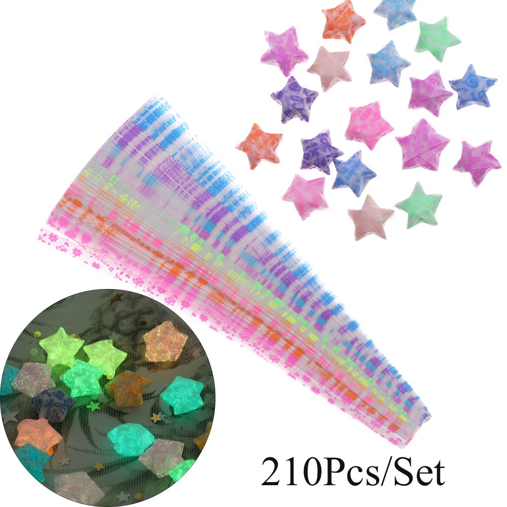 210 adet/grup karanlıkta kızdı - Glow In Dark Stars incelemesi ve fiyatı