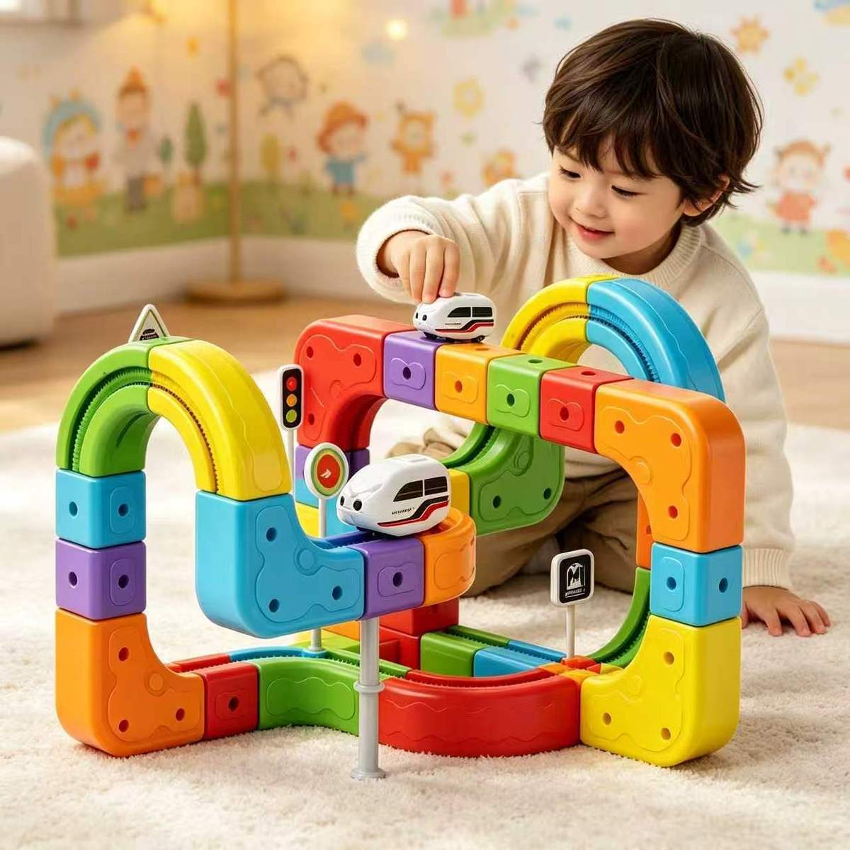 Çok yönlü, yerçekimine meydan  - Toy Train Track Set incelemesi ve fiyatı