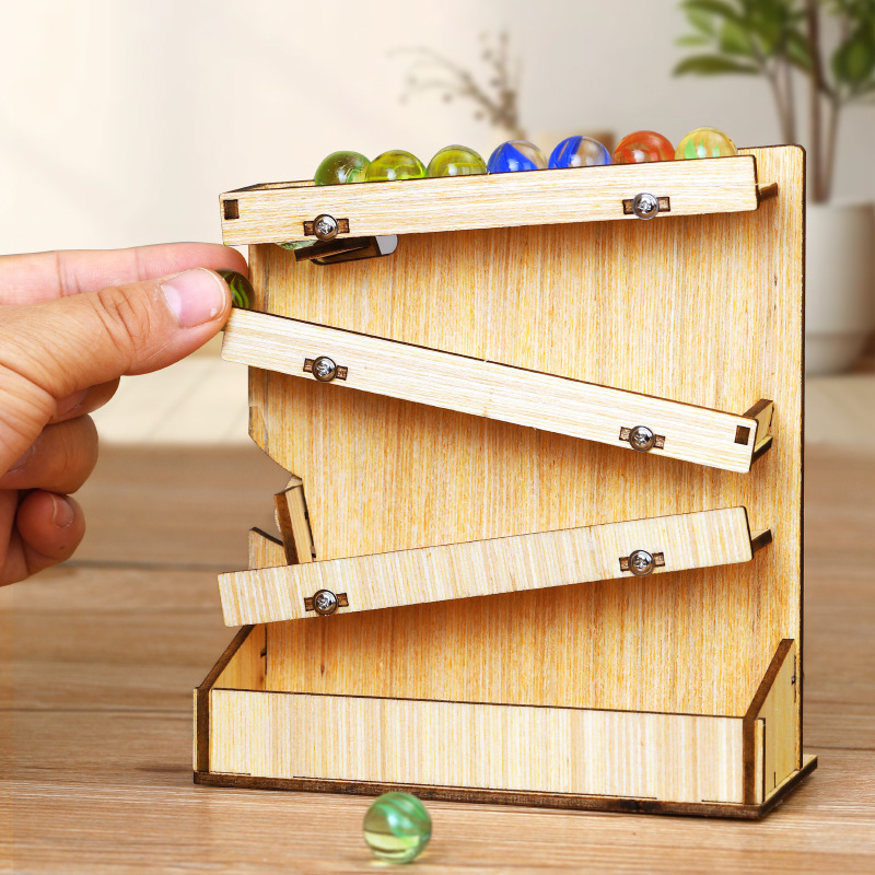 Ahşap Bilye Pisti DIY Seti, ST - Marble Run Set incelemesi ve fiyatı