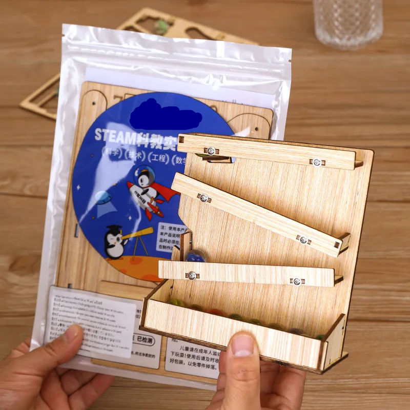 Ahşap Bilye Pisti DIY Seti, ST - Marble Run Set incelemesi ve fiyatı
