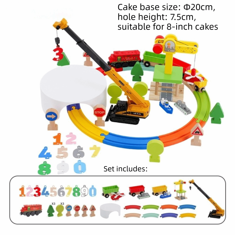 Işık ve Ses Efektli Ahşap Tren - Toy Train Track Set incelemesi ve fiyatı