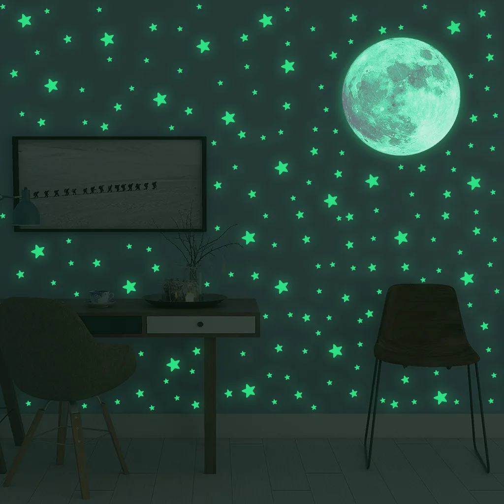 Çocuk Odası Yatak Odası Dekora - Glow In Dark Stars incelemesi ve fiyatı