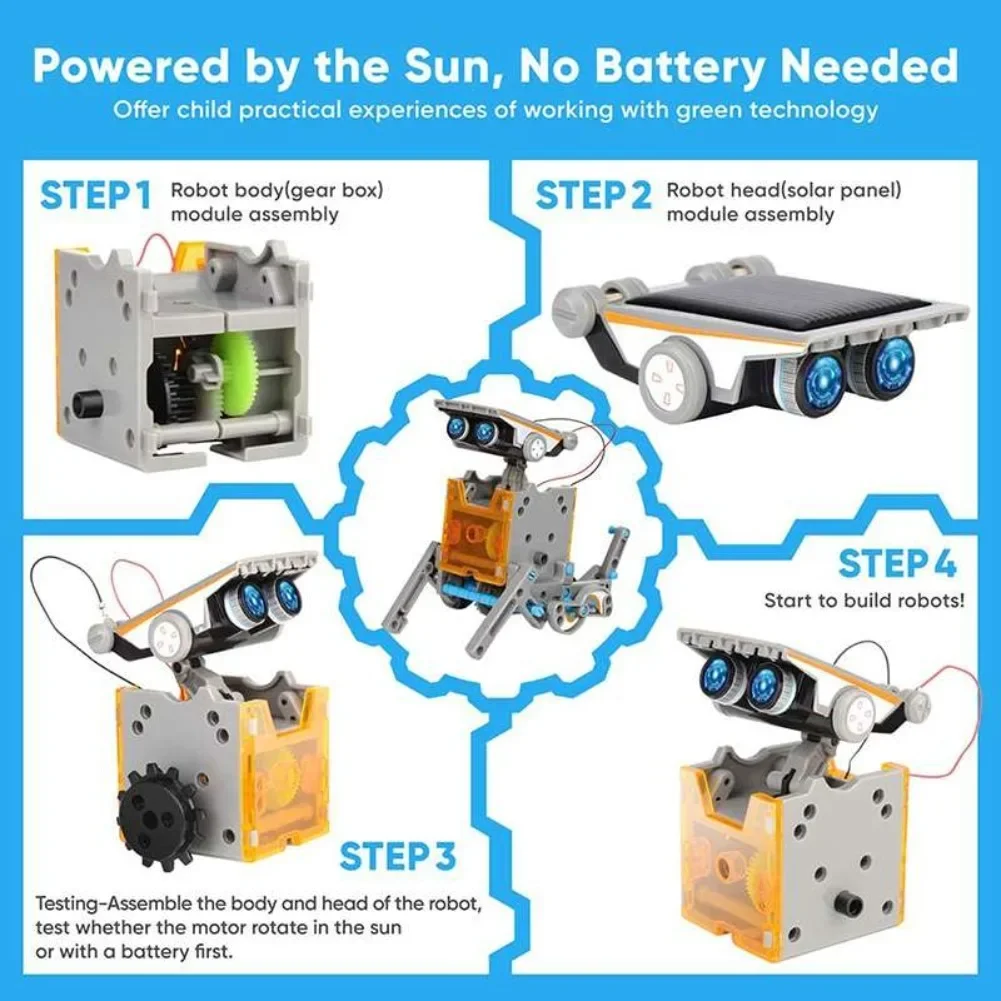 13 in 1 Güneş Enerjili Robot B - Kids Toys Lego incelemesi ve fiyatı